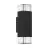 Eglo Wall Light Castelnuovo Aluminium Black Up & Down | IP65 - Suitable for 1x GU10